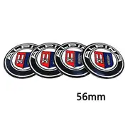 4pcs 56mm 60mm 65mm 70mm For ALPINA Wheel Hub Center Caps Rims Dust-Proof Cover Car Sticker Badge Logo Emblem Auto Accessories 4pcs 56mm ALPINA