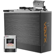 1* VoltX 12V 100Ah Lithium Battery LiFePO4 Slim 1* 12V 50A DC Charger Bluetooth