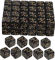 Gadpiparty 48pcs Counter Dice Set Acrylic Tokens for Gaming Multi-Functional Dice Counters for and Card Games Sturdy and Easy to Use Tabletop Game Enthusiasts