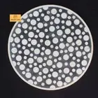 Bone Inlay Table Top White Bone & Black Resin