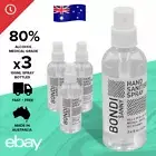 SANNY Travel Hand Sanitiser Spray 80% Ethanol Alcohol Australian Made Sanitizer