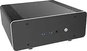 Akasa Maxwell AC Pro, for Intel® NUC 13/12 Pro (Arena Canyon/Wall Street Canyon), Aluminium Fanless NUC Case with M.2 SSD Heatsink & Copper Heatpipes, up to 40W TDP, A-NUC94-M1B