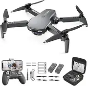 NEHEME NH525 Foldable Drone with 1080P HD Camera for Kids Adults Beginner - RC Quadcopter WiFi FPV Live Video, Altitude Hold, One Key Start, 3D Flip, Carry Case, 2 Batteries, Toys Gifts for Boys Girls