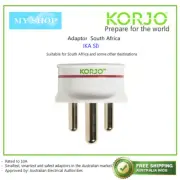 KORJO Travel Plug Adaptor from AUSTRALIA/NEW ZEALAND to SOUTH AFRICA( KASI)