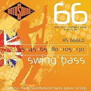 ROTOSOUND RS666LD Roto Sound Bass Strings, 6 Strings, Stainless Steel Roundwound/Standard (.035-.130)