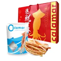 在飛比找momo購物網優惠-【Calamar】阿根廷100%手撕深海魷魚條遨魷世界禮盒1