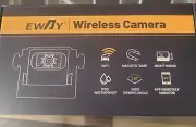 EWAY WiFi Magnetic Hitch Wireless Backup Rear/Front View Camera Rechargeable