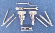 A-7 Corsair II Landing Gear For 1/48th Scale Hobby Boss Model SAC 48106