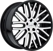 Redbourne HAMPSHIRE Black Wheel with Painted Finish (20 x 9.5 inches /5 x 120 mm, 32 mm Offset)