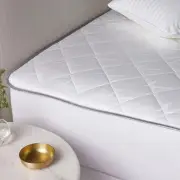 Accessorize 150GSM Premium Wool Mattress Protector Super King