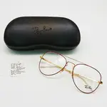 ✅✨精品優惠✨[檸檬眼鏡] RAYBAN RB6413 2982  深紅飛官大框 光學眼鏡 原廠公司貨  絕對正品