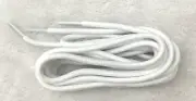 CLASSIC ROUND SHOE LACES approx 100cm - WHITE - 1 Pair of Shoelaces