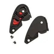 2pcs Helmet Shield Gear Mounting Fix Base Plate Lens Holder Bracket for QIKE 111