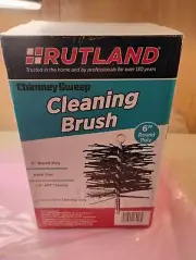 Rutland 16906 Chimney Sweep Cleaning Brush 6" Round Poly - Fast ship