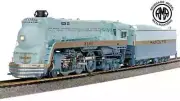 Broadway Limited 7355 HO Scale ATSF Blue Goose 1951 - 1953 Appearance #3460