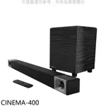 KLIPSCH2.1聲道微型劇院SOUNDBAR音響CINEMA-400 (含標準安裝) 大型配送