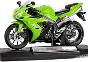 limimo for Yamaha R1 1:12 Ratio Alloy Scooter Sports Bike Replica Motorcycle Model Vehicle Racing Model Simulation Car Men's Gift Ornaments Motorcycle Model(Green)