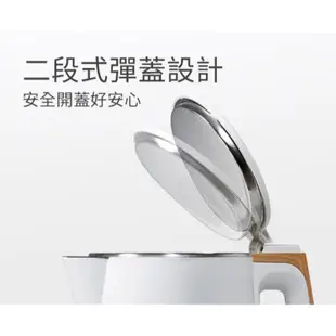 全新--SAMPO聲寶 雙層防燙不鏽鋼快煮壺 KP-CD15D（非展示品）