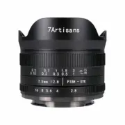 7artisans 7.5mm F2.8 Manual Fisheye Wide Lens Fuji X x-pro2 x-T20 x-H1
