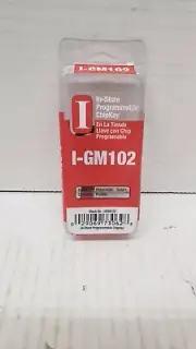 Hy-Ko ChipKey I-GM102 Programmable Car Auto ChipKey Transponder Key NEW SEALED