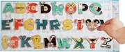Alphabet Magnets - Interactive Wooden Animal Shape Educational Letter Magnets | Preschool Learning Toy, Refrigerator Magnetic Sticker for Boys, Girls, Kids Age 3+
