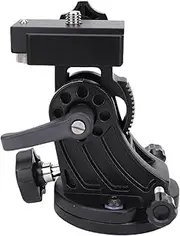 Dpofirs Latitude Adjustment Seat, Aluminum Alloy Telescope Mount with 3/8 Thread 90° Adjustable, Equatorial Wedge Instrument Latitude Base for Astronomy Telescope Accessory