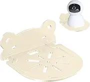 Huvqianu Wall-Mounted Holder for Security Camera, Baby Monitoring Device Storage Shelf, No Punching Media Players Wall Mount Organizer Stand for Home, Kitchen, Bedroom