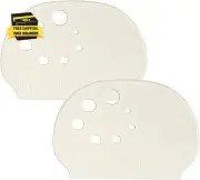 2 Pack Dough Cutter, Plastic Scraper with Stainless Steel Core Blade Knife Cake