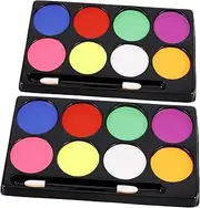 Festival Makeup Paint 8-color Oil- Palette for Boys and Girls Diy Face Painting Set for Halloween Party