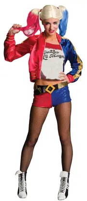 Harley Quinn Costume, Adult - Large