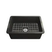 Turner Hastings Cuisine Single Bowl Sink - Matte Black