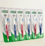 6-Pack GUM Dual-Action Tongue Cleaner, Tongue Scraper + Brush BEST PRICE ONLINE!