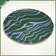 Limited Ed. IKEA Bastua MARIMEKKO, Striped Pattern Blue/Green Melamine Tray, NEW