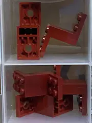 LEGO Parts - Dark Red Bracket 5 x 2 x 2 1/3 - No 76766 - QTY 5