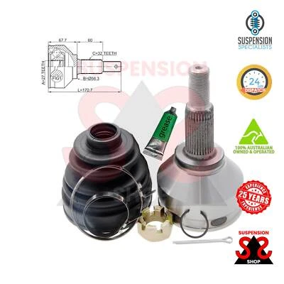 Wheel Side Cv Joint Kit, Drive Shaft Suit NISSAN Elgrand 3.5 (PE52) ELGRAND (for: Nissan)