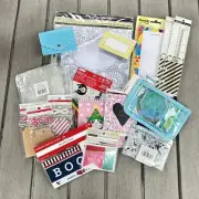 Junk Drawer Lot Crafts Notebook Folder Tags Stickers Notes Bookmarks Planner