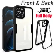 360° Full Body Case For iPhone 15 14 13 12 11 Pro Max Plus XR X 8 Plus SE3 Cover