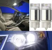Flosser LED Light 194 168 T10 White 6500K Two Bulbs Step Door Replace Show Color (for: Chrysler)