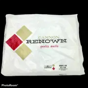 NIP Vintage Cannon Renown Quality Muslin Flat Sheet 81 x 108 Full Double White