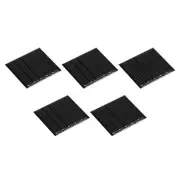 Mini Solar Panel Cell 2.5V 80mA 0.2W 48.5mm x 42.5mm for DIY Project Pack of 5