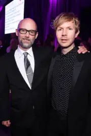 Recording Artists Moby Beck at the 23rd Annual Elton John AIDS Fou - Old Photo 2