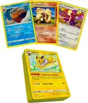 Pokemon TCG - 50 Card Assorted Lot from Every Series, 50 Cards + 3 Rare Cards...