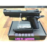 (傑國模型) Hwasan 1911 6mm 全金屬 瓦斯槍 滑套可動 (BB彈 生存遊戲 瓦斯槍 )