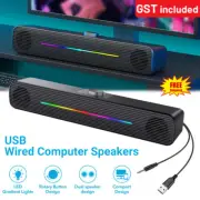 USB Wired Computer Speakers Stereo Bass Subwoofer Speaker For PC Laptop Desktop