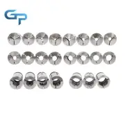 3mm-25mm x1mm High Precision 23 Piece 0.0005 Inch Accuracy Metric 5C Collet Set