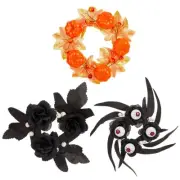 Black Rose Garland Halloween Decoration Delightful Gifts Great Workmanship