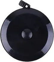 Black Tape Measure Measuring Clothes Inch Portable Soft Tape 1.5 Meters Ruler Black 150 Cm + 60 Inches Black