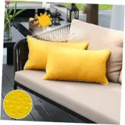 Mustard Yellow Waterproof 20" x 12" (Pack of 2) Yellow (Waterproof & Sunproof)