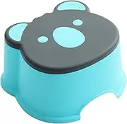 Step Stool Portable Plastic Stool for Bathroom Bedroom Use Non Slip Design for Safe Use for Toilet Training Hand Washing Mid Cartoon Style