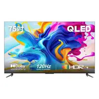 在飛比找有閑購物優惠-TCL 75吋 C645 QLED 智能電視 75C645